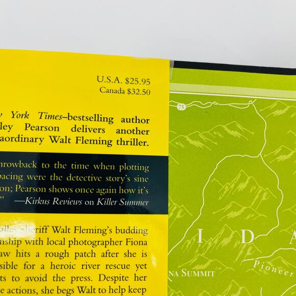 In Harm's Way, a hardcover novel / book by Ridley Pearson - Good Used Condition - Picture 11 of 12